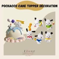 ราคา FS Pochacco ตุ๊กตาสุนัขตกแต่งเค้ก Topper ตกแต่ง | เฮียเคน | 狗蛋装饰品装饰 春秋冬装饰 (45154959191)