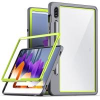 ราคา 2 in 1 เคสโทรศัพท์มือถือ PC แข็ง แบบใส บาง กันกระแทก สําหรับ Samsung Tab S8 Tab S7 11 นิ้ว Galaxy Tab A8 10.5 2022 Tab A7 Lite Tab A7 10.4 (23448438638)