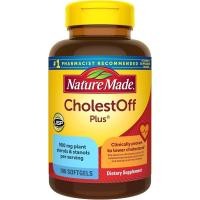 ราคา Nature Made CholestOff Plus, Dietary Supplement for Heart Health Support, 100 Softgels (40101558011)