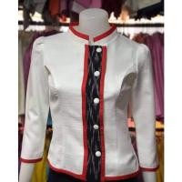 ราคา เสื้อไหมหม่อนทรงภูไทแถบผ้าฝ้าย (14703509162)