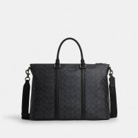 ราคา Coach CY770 Caleb Work Bag In Signature Canvas (QBMI5) กระเป๋าใส่เอกสารผู้ชาย สี Qb/Charcoal/Black (29630224658)