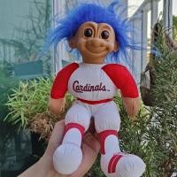 ราคา ตุ๊กตาวินเทจ Vintage Troll Doll Russ Berrie St Louis Cardinals Stuffed Major League Baseball งานแปลกสำหรับสะสม หายาก (24272861049)