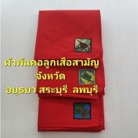 ราคา ผ้าพันคอลูกเสือสามัญ จังหวัด อยุธยา สระบุรี และ ลพบุรี (19876816659)