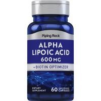 ราคา Alpha Lipoic Acid 600 mg. & Biotin 600 mcg. (60Capsules) กรดอัลฟาไลโปอิก (28307094853)