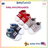 ราคา รองเท้าเด็กแฟชั่นรองเท้าผ้าใบ Prewalkers Anti-Slip เด็กทารกเด็ก Kasut Bayi Kanak (55153608141)