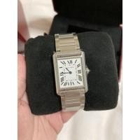 ราคา Neww Cartier Tank Must (หน้าปัทม์ 25.5 mm) สาย Steel (14951488374)