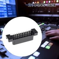 ราคา ฟอร์โฟริน สการ์ ซ็อกเก็ต, อินเทอร์เฟซซ็อกเก็ตพอร์ตเชื่อมต่อคุณภาพสูง 21 พินแจ็ค, ขั้วต่อสองแถว 21 พินอะแดปเตอร์เทอร์มินัลซ็อกเก็ตหญิ (42728802509)