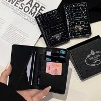 ราคา กระเป๋าเงินสไตล์ลายจระเข้ สีดำ พับได้ พร้อมช่องใส่บัตรเครดิตหลายใบ (44905842652)