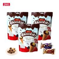 ราคา DEMY CHOBAR โคนกรอบ ซื้อ2แถม1ได้3 ห่อ รสช็อกโกแลต สอดไส้ เนื้อครีมช็อกโกแลตเต็มแท่ง ขนาด 150 กรัม/ห่อได้ 14 ชิ้น (41725098956)