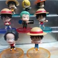 ราคา โมเดลonepiece จิบิonepiece โมเดลวันพีชสุดน่ารักๆ เซต2 (18179960612)
