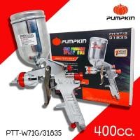 ราคา กาพ่นสี PUMPKIN ขนาด 400cc. รุ่น PTT-W71G 31835 กาบนพ่นสี เครื่องพ่นสี กาพ่นสีรถยนต์ กาบน (22485910561)