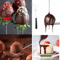 ราคา อุปกรณ์ ตกแต่ง ตัก ช็อคโกแลต ฟองดูว์ Premium Decorating Tool อุปกรณ์แต่ง ซอส ช้อนตักแต่งซอส Fondue Forks DIY Candy Melts (19544429267)