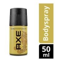 ราคา สเปรย์น้ำหอมกลิ่นหอมคูล แอ็กซ์ AXE GOLD TEMPTATION DEODORANT BODY SPRAY 50ml. (7929610290)