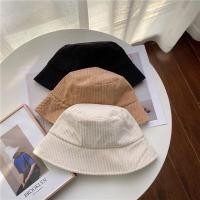ราคา พร้อมส่งหมวกบักเกตสไตล์เกาหลี (สีพื้นกำมะหยี่) Bucket Hat หมวกปีกรอบ หมวกกำมะหยี่ (10228506693)