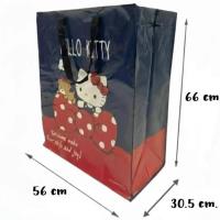 ราคา กระเป่า คิตตี้น้ำเงิน L ขนาด 66x56x30 CM. ถุงกระสอบ shopping bag ลิขสิทธิ์แท้ หนา ทนทาน ถุงกระสอบ Bglcpol กระเป (17071719272)