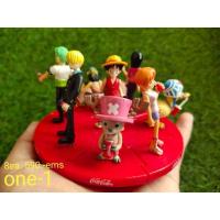 ราคา เซ็ตโมเดลวันพีช โค้ก ของแท้ญี่ปุ่น แบบครบเซ็ต 8ตัว. ขนาด3-6 cm (6005576019)