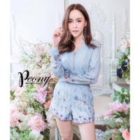ราคา ชุดเซ็ต 2 ชิ้น ชุดเซ็ต 2 ชิ้น ผญ ชุดเซ็ท ชุดเซ็ทผู้หญิง งานป้าย Peony เซ็ตพิมพ์ลายดอกเดซี่ (5160079724)