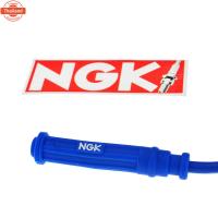 ราคา ปลั๊กหัวเทียน NGK พร้อมสายแต่ง 180 °สีน้ำเงิน (40769138248)