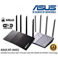 ราคา ⚡️เร้าเตอร์แรงๆ⚡️ ASUS (RT-AX55) AX1800 WiFi 6 Router Dual Band Gigabit Wireless Router 3y. (8845009279)