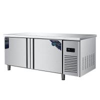 ราคา ตู้แช่แข็งแบบแบน โต๊ะทำงานแช่เย็น ตู้แช่แข็งเก็บรักษา สไตล์โต๊ะทำงานแช่แข็งในครัว ตู้เย็นเชิงพาณิชย์ ร้านชานม (43021338378)