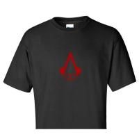 ราคา Brotherhood of Assassins Logo Merah Creed Gamer Baju T Hitam (49955632585)