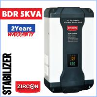 ราคา STABILIZER : New! BDR 5000VA ZIRCON เครื่องควบคุมแรงดันไฟกันไฟตกไฟเกินไฟกระชาก(ไม่สำรองไฟตอนไฟดับ) ประกัน 2 ปี (25486987620)