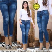 ราคา RERE Ripped JEANS DOESNT THROUGH THE WAIST BOTTOM BUTTONS FOLDED RIBBON|กางเกงยีนส์เจียระ|กางเกงยีนส์ FEBRIA (20379278483)