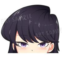 ราคา Komi-san โฉมงามพูดไม่เก่งกับผองเพื่อนไม่เต็มเต็ง สติ๊กเกอร์ 2 ชิ้น Komi คุณโคมิซัง Fan-Made ติดรถยนต์ อนิเมะสติ๊ก (15533575999)