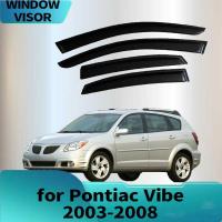ราคา เหมาะสําหรับ Pontiac Pontiac Vibe 23-28 Rain Block Side Window Deflector Rain Eyebrow หนา (40378722632)