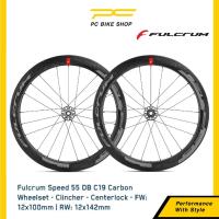 ราคา Fulcrum Speed 55 DB C19 ชุดล้อคาร์บอน - Clincher - Centerlock - FW: 12x100mm | RW: 12x142mm (51655004036)