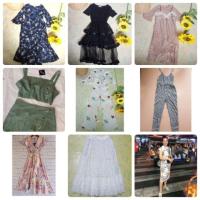 ราคา เดรสยาว ผ่าหน้า ลายดอก ชุดเซท จั้มสูทลายสก็อต สินค้างานป้าย แบรนด์เนมมือ 2 สภาพนางฟ้า‍♀️ (1667505178)