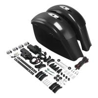 ราคา GUnpainted Hard Saddlebags อิเล็กทรอนิกส์ฝาปิด Fit สําหรับ Indian Chieftain Dark Horse 16-18 Roadmaster 15-24 Springfiel (40064301417)