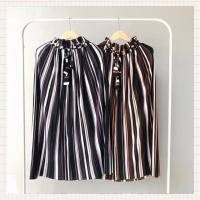 ราคา กระโปรงพลีท ลายทางนําเข้าพรีเมียม กระโปรงพลีท (29193105360)