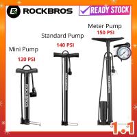 ราคา Rockbros ปั๊มมือพร้อมตัวบ่งชี้เมตร psi ความดันจักรยานเสือหมอบจักรยานเสือภูเขา presta schrader ปั๊มชั้น (20189071869)