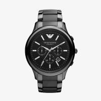 ราคา Emporio Armani นาฬิกาข้อมือผู้ชาย Ceramica Chronograph Black Dial Black รุ่น AR1451 ของแท้ 100% มีการรับประกัน 2 ปี (3637874200)