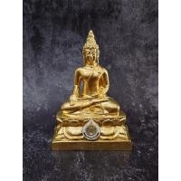 ราคา พระไพรีพินาศ ขนาดบูชา หน้าตัก 3 นิ้ว สูง 14 ซ.ม.เนื้อสัมฤทธิ์ ปิดทอง ที่ระลึก 72 พรรษา รัชกาลที่9 วัดบวรนิเวศวิหาร ปี... (41572208303)