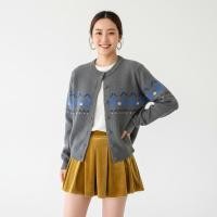 ราคา Beverlay Off Days Early Spring บรรยากาศสไตล์ใหม่รู้สึก Phil Island Jacquard เสื้อคาร์ดิแกนถัก (45855488093)