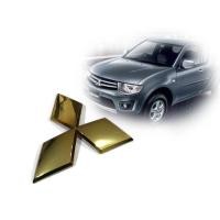 ราคา new item Logo ด้านหน้ากระจัง Logo Mitsubishi สีทอง ขนาด 14 cm TRITON 2005-2014 (49852670476)