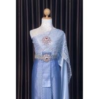 ราคา ชุดไทยสีน้ำเงิน ชุดไทยสีฟ้า ชุดไทยสไบสวยๆ (24931580811)
