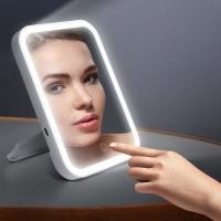 ราคา พร้อมส่ง กระจกตั้งโต๊ะมีไฟLED กระจกแต่งหน้ามีไฟLED กระจกมีไฟส่องหน้า กระจกแต่งหน้าLED กระจกแต่งหน้าพกพา กระจกตั้งโต๊ะLED (13971884224)