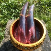 ราคา เขี้ยวเพชรพญานาคบูชาเป็นคู่ สีชมพู ขนาดความยาว 7 CM ความกว้าง 2 CM (4714364797)