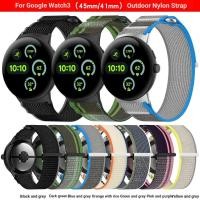 ราคา Xinyuantong เหมาะสําหรับ Google Watch 4 สายไนลอน Pixel Watch3 สายเส้นผ่านศูนย์กลางป่าสายผ้าถัก (55253632078)