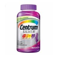 ราคา กระปุกใหญ่ 275 เม็ด นำเข้าจากอเมริกา สำหรับผู้ใหญ่วัย 50+ ผู้หญิง เซนทรัม Centrum Silver Women 50+, 275 Tablets ฝาม่วง (8057856452)