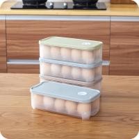 ราคา BAOFUCAI : Egg storage ที่ใส่ไข่ไก่ กล่องใส่ไข่ไก่ กล่องเก็บไข่ไก่อเนกประสงค์ กล่องเก็บไข่ กันกระแทก วางซ้อนกันได้ (23075824321)