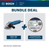 ราคา BOSCH ชุดสุดคุ้ม เครื่องเจียร์ GWS 700 และ ใบตัดสแตนเลส 4 นิ้ว 1.0 มม. (41428565972)