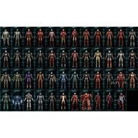 ราคา Marvel "ALL Armors of Iron Man" Limit โปสเตอร์พิมพ์ผ้าใบ ภาพวาด 60*40cm (3078567412)