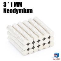 ราคา INEXSHOP - Neodymium 10ชิ้น/ชุด อุปกรณ์สำหรับงาน DIY แม่เหล็กทดลองวิทยาศาสตร์ ทรงกระบอกขนาด 3*1 mm. มีหลายความหนาแรงดูด (16264086138)