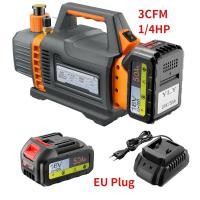ราคา COD ราคาถูกที่สุดเครื่องดูดสุญญากาศ ไร้สาย แบตเตอรี่ 5AH 3CFM 1/4HP สำหรับ ซ่อมแอร์ แพ็คอาหาร ห้องปฏิบัติการ (41012280985)