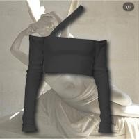 ราคา Crush Off Shoulder Top สี Black แบรนด์ Piccoro Official (25763179290)