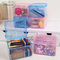 ราคา กล่องเก็บบรีส,กล่องเก็บของกันฝุ่นรูปทรงสี่เหลี่ยมผืนผ้า,ภาชนะใส่เครื่องประดับอเนกประสงค์พลาสติกใสผู้ถือบัตรขนาดเล็กที่เก็บส (29123008602)